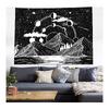 100Cm 150Cm Zussun Mountain Moon Duvar Halısı