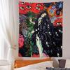 70 X 100 Cm Acidic Art - Peacock Girl Duvar Halısı