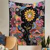 70 X 100 Cm Acidic Art - Sunflower Girl Duvar Halısı
