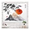 70 X 100 Cm Art Japanese İnk Sumi Duvar Halısı