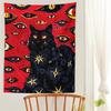 70 X 100 Cm Cat In Eyes Duvar Halısı