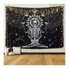 70 X 100 Cm  Seven Stars Skull Tapestry Meditation Duvar Halısı