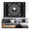 70 X 100 Cm Skull And Half Moon Duvar Halısı