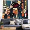 70 X 100 Cm Tokyo Revengers Black Flag Duvar Halısı