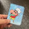 Anime Crayon Shin-Chan Shinnosuke Nohara&Shiro Happy  Kısa Cüzdan