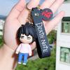 Anime Death Note - L And Red Apple Silikon Anahtarlık