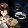 Anime Death Note Light Yagami Yüzük