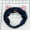 Anime Lacivert Sailor Moon Kedi Kulaklı Saç Bandı