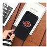 Anime Naruto Shippuden: Akatsuki Clouds Siyah Iphone Telefon Kılıfları