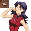 Anime Neon Genesis : Misato Katsuragi Symbol Kolye