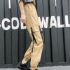 Bej Harajuku Kargo Pantolon