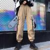Bej Harajuku Kargo Pantolon