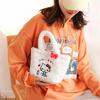 Beyaz Hello Kitty Fiyonk Detaylı Peluş El Çantası