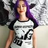 Beyaz I Am Bad Raglan Yarım T-Shirt