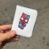 Beyaz Spider Hello Kitty Kısa Cüzdan