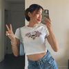 Beyaz The Powerpuff Girls - Super Cute Super Fierce Yarım T-Shirt