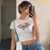 Beyaz The Powerpuff Girls - Super Cute Super Fierce Yarım T-Shirt