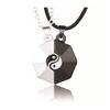 Detaylı Ying Yang Çift Zincirli Kolye