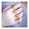 Four Finger Chain Gold Ayarlanabilir Yüzük