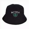 Gothic Green Butterfly Bucket Şapka