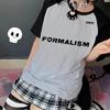 Gri Anti-Formalism Raglan (Unisex) T-Shirt