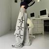 Gri Melanj Triple Star Oversize (Unisex) Eşofman
