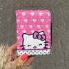 Hello Kitty - Blinking Kalp Kolaj Kısa Cüzdan