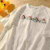 Hello Kitty Sick Emoji Beyaz (Unisex) T-Shirt