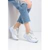 Kadın Sneaker ZF001 - Beyaz Gümüş