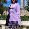 Lila Anime Dark Tribal Kuromi (Unisex) Uzun Kollu