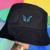 Mavi Butterfly - Kelebek Bucket Şapka