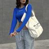 Mavi Don't Be Blue Uzun Kollu Crop