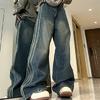 Mavi Vintage Three Lines Baggy Kot Pantolon