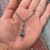 New Dagger İn The Heart Zincirli Kolye