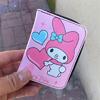 Pembe Anime Fantasy Magic Melody - Holding Heart Kısa Cüzdan