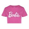 Pembe Barbie Basic Yarım T-Shirt