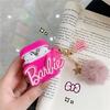 Pembe Barbie Logo Airpod Kılıf