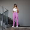 Pembe Black Pink Logo Kolaj Oversize (Unisex) Eşofman