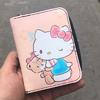 Pembe Hello Kitty Blink To Teddy Kısa Cüzdan
