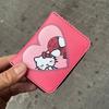 Pembe Spider-Man And Hello Kitty Love Kısa Cüzdan