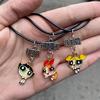 Powerpuff Girls Üçlü Friends Kolye