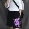 Purple Dragon Siyah Penye Unisex Şort