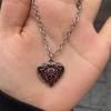Resinous Heart Butterfly Kolye