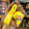 Sarı Anime Hatsune Miku Silikon Anahtarlık