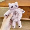 Sevimli Kedi Peluş Lastikli Toka