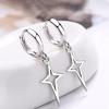 Silver North Star Küpe