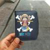 Siyah Anime One Piece : Monkey D. Luffy Happy Kısa Cüzdan
