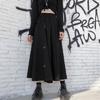 Siyah Chinese Street Wear Salaş Uzun Etek