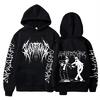 Siyah Ghostemane (Unisex) Kapüşonlu Sweatshirt