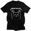 Siyah Meowtallica (Unisex) Kısa Kollu T-Shirt